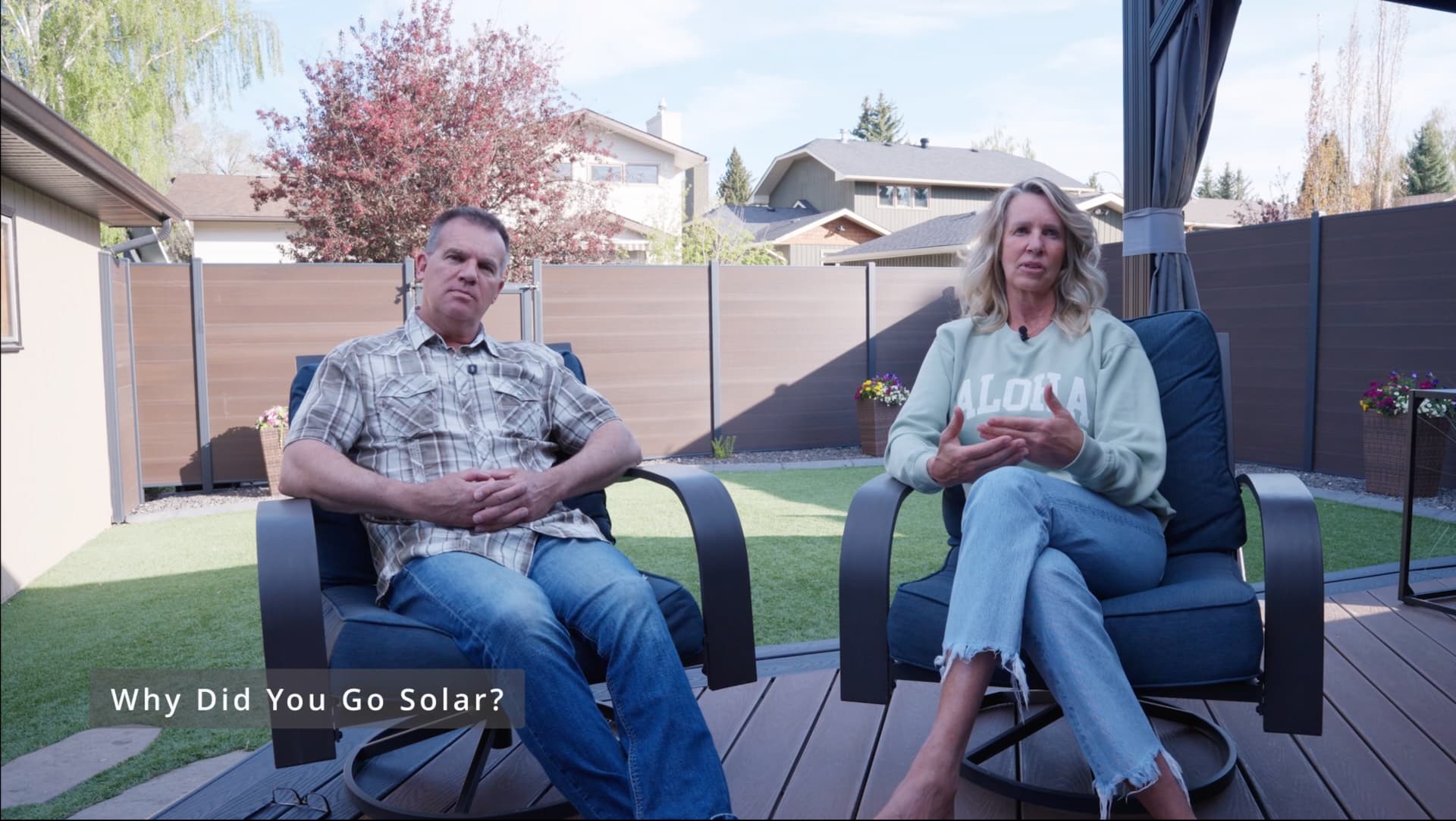 Tim and Lisa, Nuvo Renewables customer